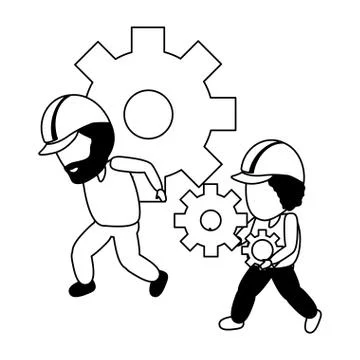 Mobile app development Illustrazione stock