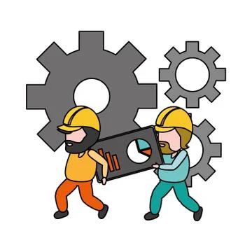 Mobile app development Illustrazione stock