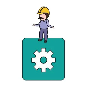 Mobile app development Stock Illustration