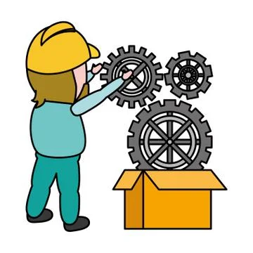 Mobile app development Stock Illustration