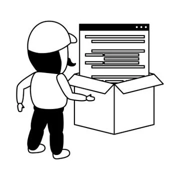 Mobile app development Stockillustratie