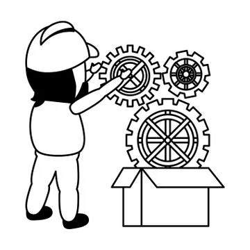 Mobile app development Stock Illustration