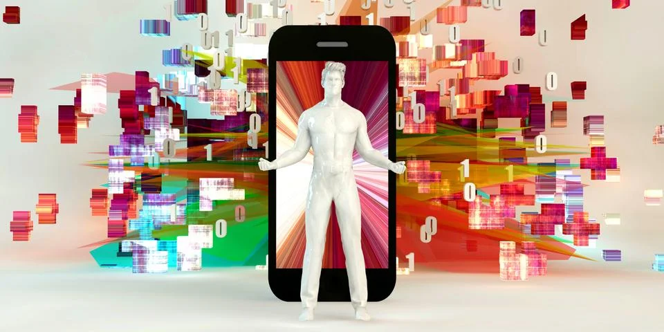 Mobile App Development Illustrazione stock