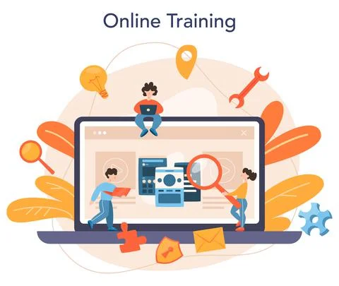 Mobile app development online service or platform 스톡 일러스트