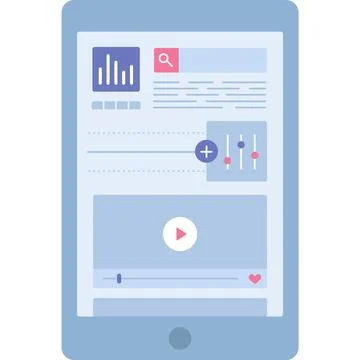 Mobile app development vector web design icon Stock Illustration