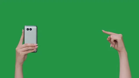 Mobile app digital marketing hand showing phone Stock Footage 172940837
