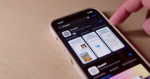 Mobile app interaction tutorial home office guide digital environment close-up Stock Footage 323069585