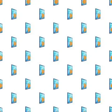 Mobile app online loan pattern Illustrazione stock