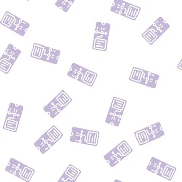 Mobile app for planning glyph vector seamless pattern イラスト素材