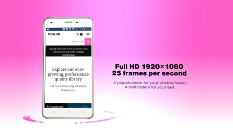 Mobile App Promo Stock After Effects