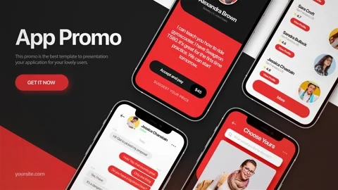 Mobile App Promo Stock After Effects