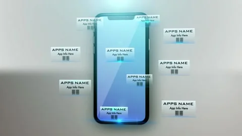 Mobile App Promo Opener Stock After Effects