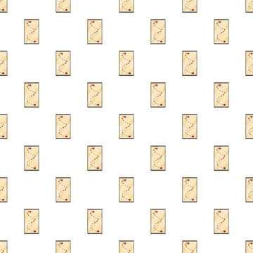 Mobile app route map navigation pattern seamless design Stock Illustration