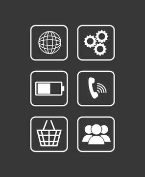 Mobile app technology イラスト素材