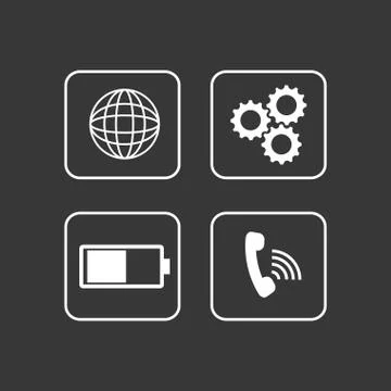 Mobile app technology イラスト素材