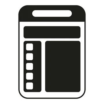 Mobile app wireframe user interface design displaying layout Illustrazione stock