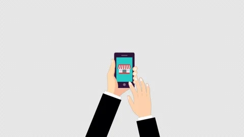 Mobile Application And Services Alpha Channel Stock Footage 260841239