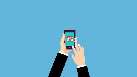 Mobile Application And Services Background Stock Footage 260841039