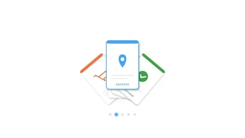 Mobile Application Checkout Workflow UI Illustration Set Stock Footage 333276397
