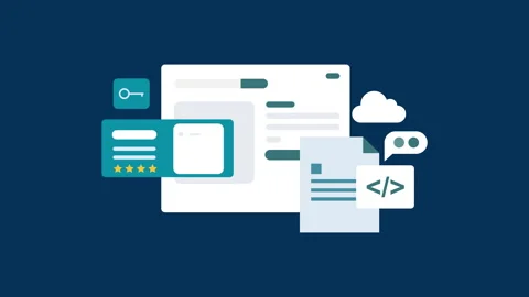 Mobile application coding, cloud data 2d with alpha matte Stockbeeldmateriaal 336039360
