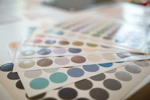 Mobile application developers are designing a ux ui system to make the disp.. Stock Photos