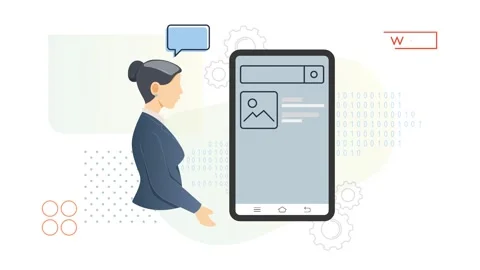 Mobile Application Development - Animated Illustration Stock Footage 279340976