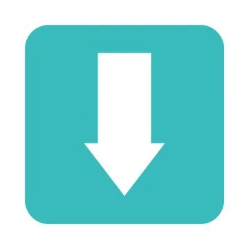 Mobile application download data web button menu digital flat style icon 스톡 일러스트