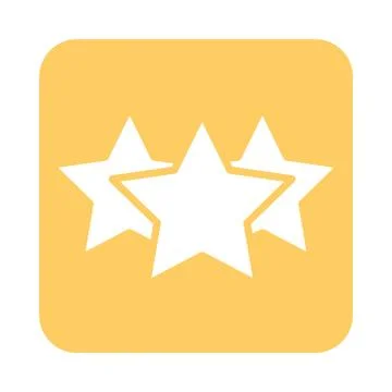 Mobile application favourite web button menu digital flat style icon Stock Illustration