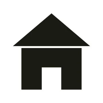 Mobile application homepage web button menu digital silhouette style icon Stock Illustration