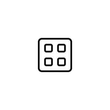 Mobile Application Icon Perfect for App Development and Software Stock Illustration