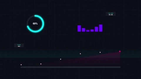 Mobile Application Interface Refreshing Data Loading Animation Stock Footage 346977472