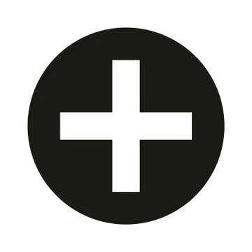Mobile application medical assistance web button menu digital silhouette style Stock Illustration
