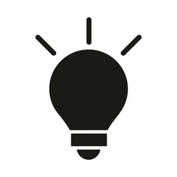 Mobile application power web button menu digital silhouette style icon Stock Illustration