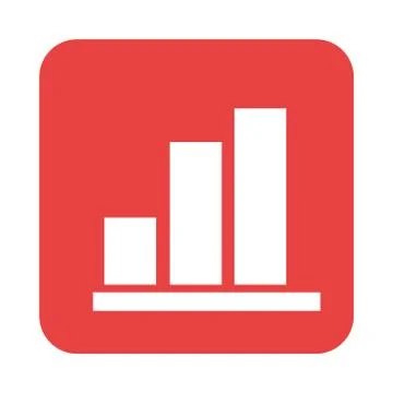 Mobile application report function web button menu digital flat style icon Stock Illustration