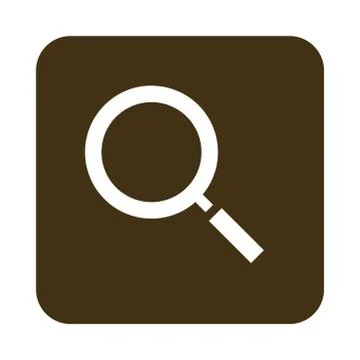 Mobile application searching web button menu digital flat style icon Stock Illustration
