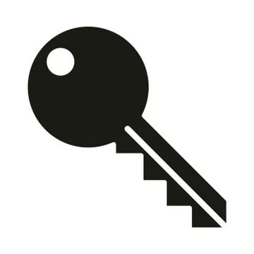 Mobile application security web button menu digital silhouette style icon Stock Illustration