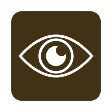 Mobile application surveillance web button menu digital flat style icon Stock Illustration