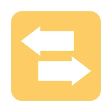 Mobile application transfer data web button menu digital flat style icon Stock Illustration