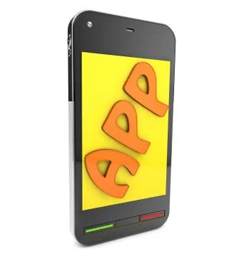 Mobile applications Stock Illustration