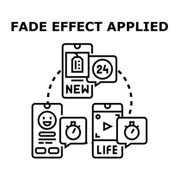 Mobile applications providing content and engaging users Illustrazione stock