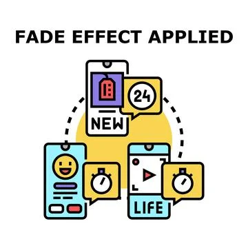 Mobile applications providing content and engaging users Stock Illustration