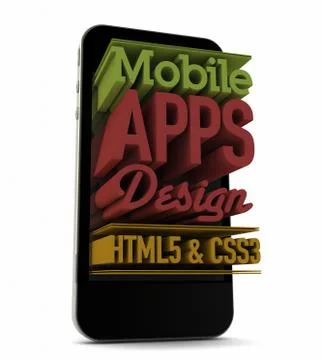 Mobile apps design Stock Illustration