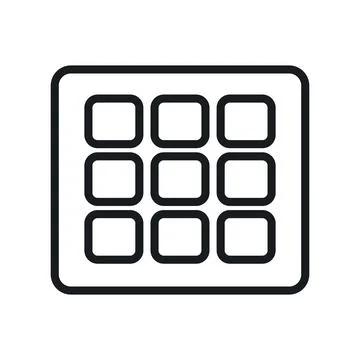 Mobile Apps Icon Perfect for Digital Platforms and Software Illustrazione stock