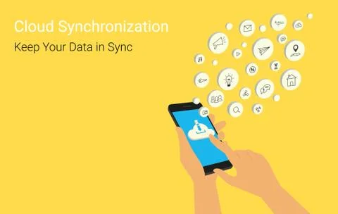 Mobile apps Stock Illustration