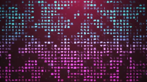 Mobile Apps Seamless Background Video stock 100622148