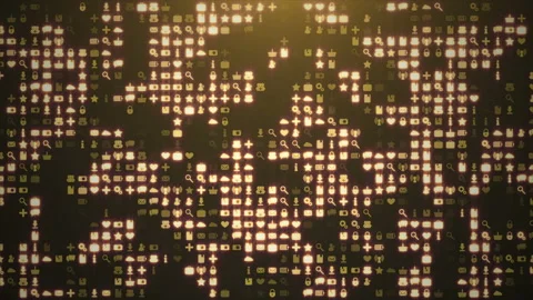 Mobile Apps Seamless Background Stock-Footage 100622170