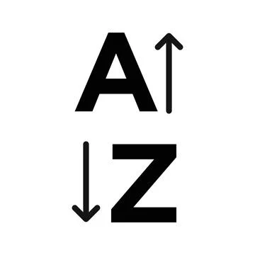 Mobile Apps Sort Icon Perfect for Application Management Illustrazione stock