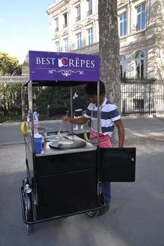 Mobile bakery on wheels. Stock Photos