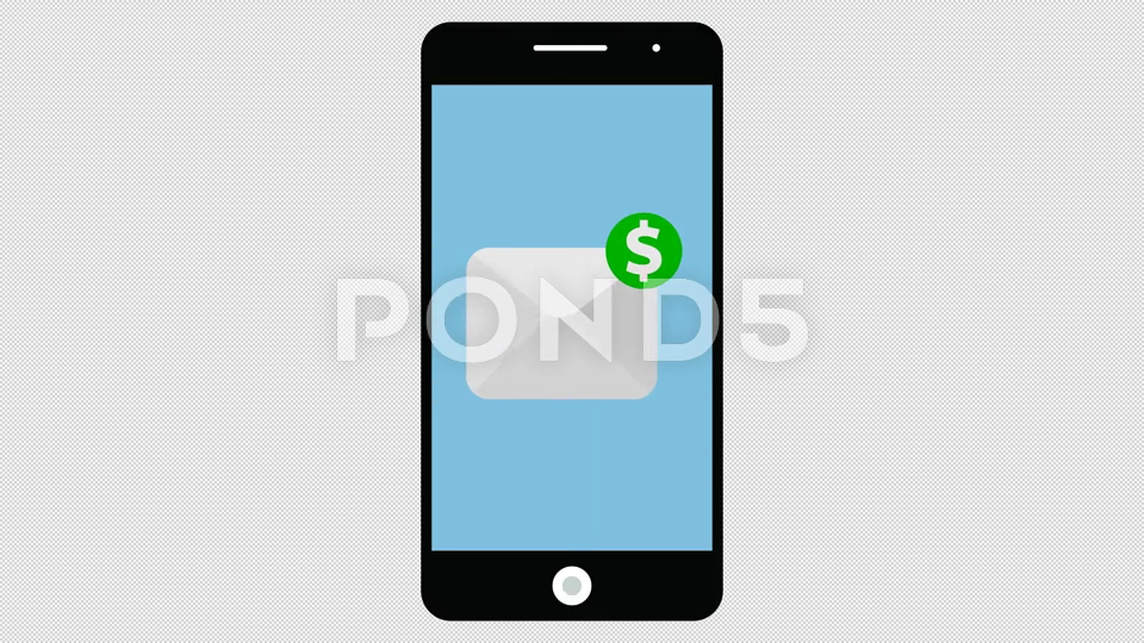 Mobile banking. 2D animation 4K | Stock Video | Pond5