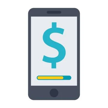 Mobile Banking Concept Stock Illustration